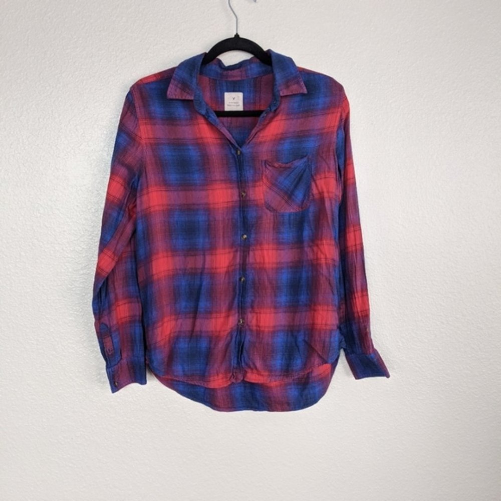 American Eagle Vintage Boyfriend Flannel